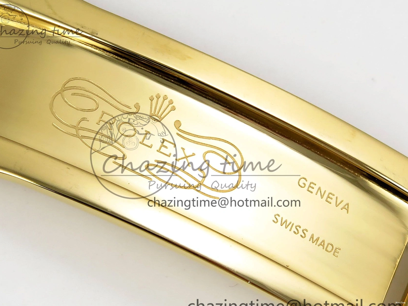 MiroTime 0324 Day Date 36 YG RAF Best Edition Brown Wave Dial on YG Bracelet A Effortless 1383